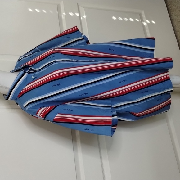 Tommy Hilfiger signature red/white/blue stripes button down size XXL top - Picture 3 of 11